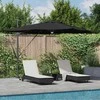 Roma Parasol Juoda 286 x 284 x 270 cm Aliuminis ir poliesteris