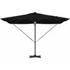 Roma Parasol Juoda 286 x 284 x 270 cm Aliuminis ir poliesteris