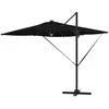 Roma Parasol Juoda 286 x 284 x 270 cm Aliuminis ir poliesteris