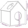 Cat House Balta 41x50x50 cm Pušies masyvo