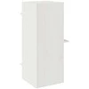 Cat House Baltas 43x43x90 cm Pušies masyvo