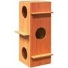 Cat House Wax Ruda 43x43x90 cm Pušies masyvo