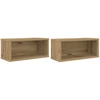 CD saugojimo stovas 2 vnt. Artisano ąžuolo 40 x 17 x 17 cm