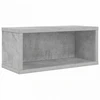 CD saugojimo stovas 2 vnt. Betono pilka 40 x 17 x 17 cm