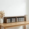 CD saugojimo stovas 2 vnt. Dūminio ąžuolo 40 x 17 x 17 cm