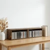 CD saugojimo stovas 2 vnt. Dūminio ąžuolo 40 x 17 x 17 cm