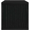 CD saugojimo stovas 2 vnt. Juodojo ąžuolo 40 x 17 x 17 cm