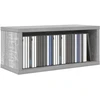 CD saugojimo stovas 2 vnt. Pilka Sonoma 40 x 17 x 17 cm