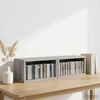 CD saugojimo stovas 2 vnt. Pilka Sonoma 40 x 17 x 17 cm