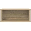CD saugojimo stovas 2 vnt. Sonoma ąžuolas 40 x 17 x 17 cm