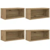 CD saugojimo stovas 4 vnt. Artisano ąžuolo 40 x 17 x 17 cm