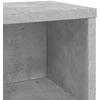 CD saugojimo stovas 4 vnt. Betono pilka 40 x 17 x 17 cm