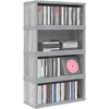 CD saugojimo stovas 4 vnt. Pilka Sonoma 40 x 17 x 17 cm