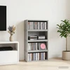CD saugojimo stovas 4 vnt. Pilka Sonoma 40 x 17 x 17 cm