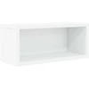 CD saugojimo stovas Balta 40 x 17 x 17 cm Apdirbta mediena