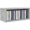 CD saugojimo stovas Betono pilka 40 x 17 x 17 cm