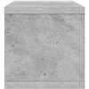 CD saugojimo stovas Betono pilka 40 x 17 x 17 cm