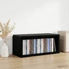 CD saugojimo stovas Juodojo ąžuolo 40 x 17 x 17 cm