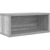 CD saugojimo stovas Pilka Sonoma 40 x 17 x 17 cm