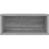 CD saugojimo stovas Pilka Sonoma 40 x 17 x 17 cm