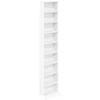 CD spinta 2 vnt. Balta 33 x 23,5 x 175 cm Apdirbta mediena