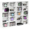 CD spinta 2 vnt. Balta 65 x 23,5 x 97,5 cm Apdirbta mediena