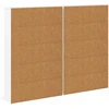 CD spinta 2 vnt. Balta 65 x 23,5 x 97,5 cm Apdirbta mediena
