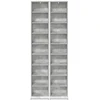 CD spinta 2 vnt. Betono pilka 33 x 23,5 x 175 cm