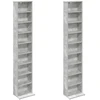 CD spinta 2 vnt. Betono pilka 33 x 23,5 x 175 cm