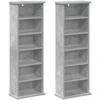 CD spinta 2 vnt. Betono pilka 60 x 17 x 92 cm Apdirbta mediena