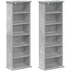 CD spinta 2 vnt. Betono pilka 60 x 17 x 92 cm Apdirbta mediena