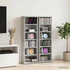 CD spinta 2 vnt. Betono pilka 60 x 17 x 92 cm Apdirbta mediena