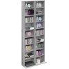 CD spinta 2 vnt. Pilka Sonoma 33 x 23,5 x 175 cm