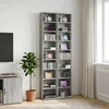 CD spinta 2 vnt. Pilka Sonoma 33 x 23,5 x 175 cm