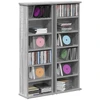 CD spinta 2 vnt. Pilka Sonoma 60 x 17 x 92 cm Apdirbta mediena