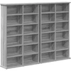 CD spinta 2 vnt. Pilka Sonoma 60 x 17 x 92 cm Apdirbta mediena