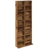 CD spinta 2 vnt. Ąžuolo mediena 33 x 23,5 x 175 cm