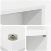 CD spinta Balta 65 x 23,5 x 175 cm Apdirbta mediena