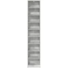 CD spinta Betono pilka 33 x 23,5 x 175 cm Apdirbta mediena