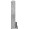 CD spinta Betono pilka 33 x 23,5 x 97,5 cm Apdirbta mediena
