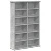 CD spinta Betono pilka 60 x 17 x 92 cm Apdirbta mediena