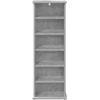 CD spinta Betono pilka 60 x 17 x 92 cm Apdirbta mediena
