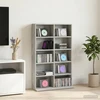 CD spinta Betono pilka 65 x 23,5 x 97,5 cm Apdirbta mediena