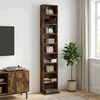 CD spinta Dūminio ąžuolo 33 x 23,5 x 175 cm Apdirbta mediena