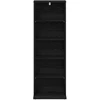 CD spinta Juodojo ąžuolo 33 x 23,5 x 97,5 cm Apdirbta mediena