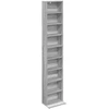 CD spinta Pilka Sonoma 33 x 23,5 x 175 cm Apdirbta mediena