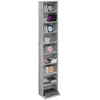 CD spinta Pilka Sonoma 33 x 23,5 x 175 cm Apdirbta mediena