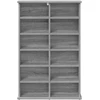 CD spinta Pilka Sonoma 60 x 17 x 92 cm Apdirbta mediena