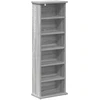 CD spinta Pilka Sonoma 60 x 17 x 92 cm Apdirbta mediena