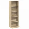CD spinta Sonoma ąžuolas 33 x 23,5 x 97,5 cm Apdirbta mediena
